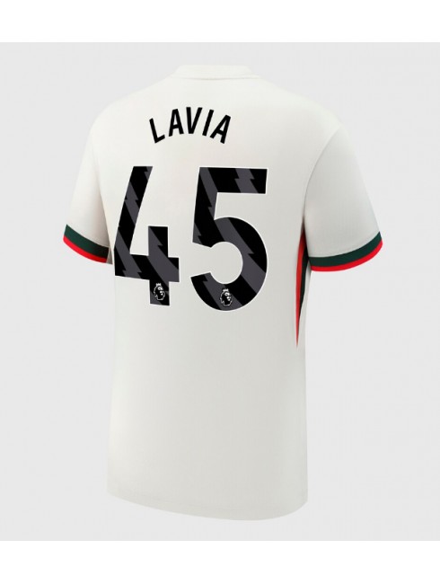 Chelsea Romeo Lavia #45 Auswärtstrikot 2025-26 Kurzarm Chelsea Romeo Lavia #45 Auswärtstrikot 2025-26 Kurzarm